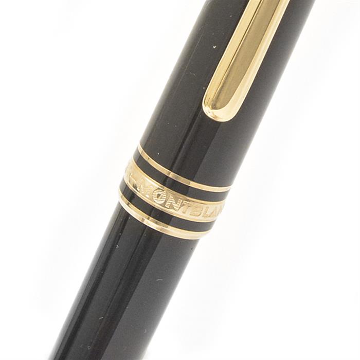 モンブラン MONTBRANC マイスターシュテック クラシック ツイスト式ボールペン メンズ レディース ブラック×ゴールド