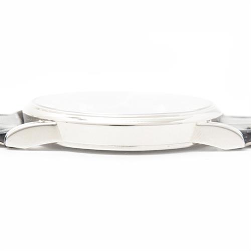 ロレックス 時計 メンズ ボーイズ チェリーニ 新品革ベルト ホワイトゴールド ブラック文字盤 手巻 ROLEX 5116/9 750WG 中古