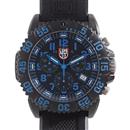 ルミノックス メンズ 腕時計 カラーマーク 3080シリーズ クロノグラフ 電池式 ブラック×ブルー LUMINOX 3083 中古