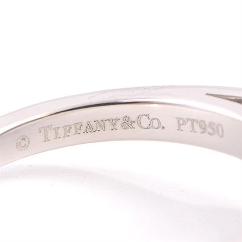 ティファニー 指輪 レディース サークレット ダイヤモンドリング 8号 プラチナ TIFFANY PT950 中古