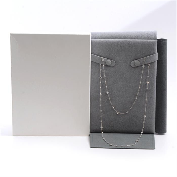 ギメル Gimel ミルグレイン ダイヤモンド ロングネックレス 約5ct程 レディース PT950 PT850 プラチナ【中古】