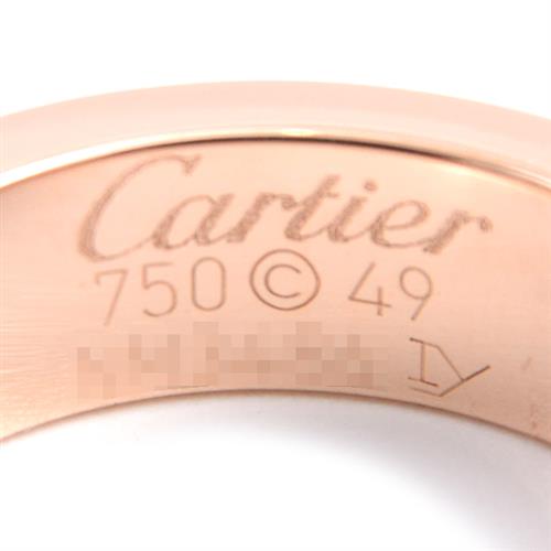 カルティエ Cartier ラブリング 1Pピンクサファイア 49号 レディース 750PG ピンクゴールド【中古】