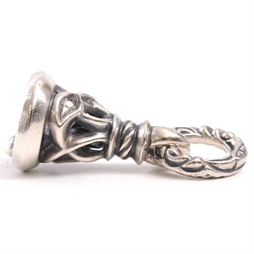 ロンワンズ LONEONES メイティングフライト クレーンベル ペンダント ウィズ ダイヤモンド Lサイズ メンズ SV925 シルバー【中古】