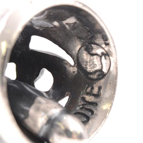 ロンワンズ LONEONES メイティングフライト クレーンベル ペンダント ウィズ ダイヤモンド Lサイズ メンズ SV925 シルバー【中古】