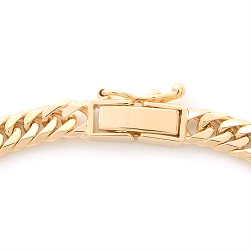 喜平 ネックレス K18 6面カット ダブル 30g 50cm 造幣局検定刻印入 メンズ レディース チェーン イエローゴールド YG 【中古】