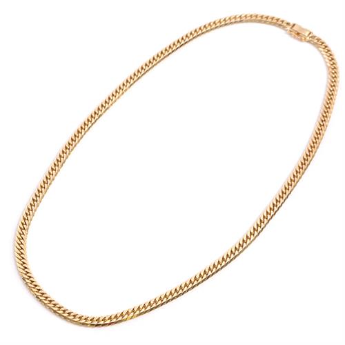 K18 6面ダブル 喜平 ネックレス 50g レディース メンズ 造幣局検定刻印入 新品仕上げ済 イエローゴールド【中古】