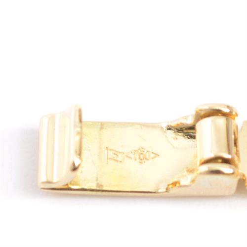 喜平 ネックレス K18 6面カット ダブル 30g 50cm 造幣局検定刻印入 メンズ レディース チェーン イエローゴールド YG 中古