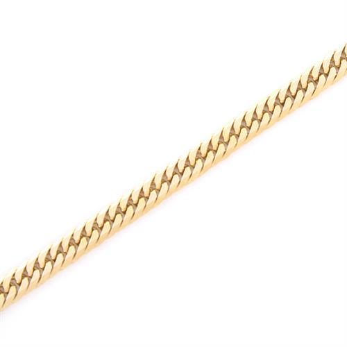 喜平 ネックレス K18 6面カット ダブル 30g 50cm 造幣局検定刻印入 メンズ レディース チェーン イエローゴールド YG 中古