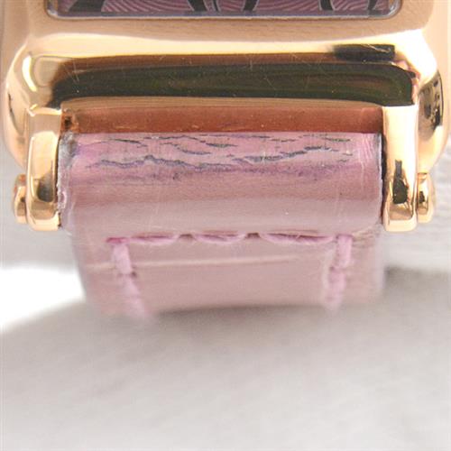 フランクミュラー 時計 レディース ロングアイランド 電池式 ピンク文字盤 ピンクゴールド 750PG FRANCK MULLER 802QZ 中古
