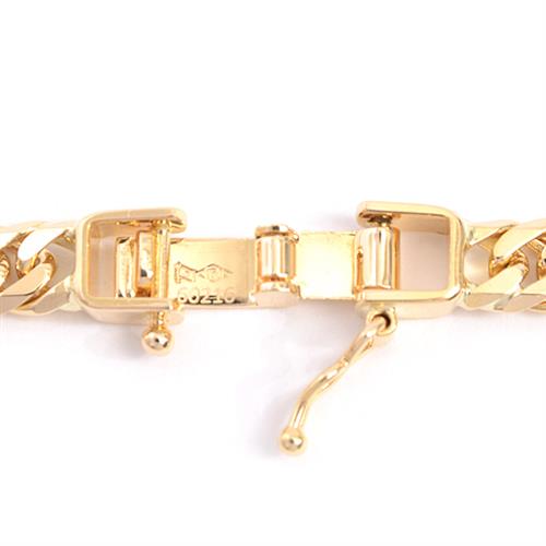 喜平 ネックレス K18 6面カット ダブル 30.1g 50cm 造幣局検定刻印入 メンズ レディース チェーン イエローゴールド YG 【中古】