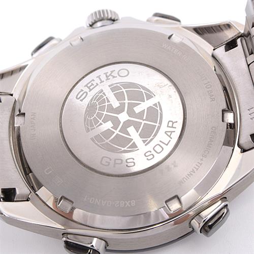 セイコー SEIKO アストロン チタン 8Xシリーズ メンズ ソーラー ブラック文字盤 SBXB007(8X82-0AN0-1)【中古】