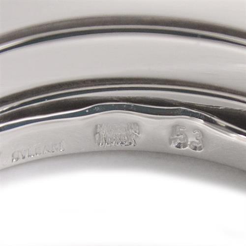 ブルガリ 指輪 ビーゼロワン リング Mサイズ 53号 メンズ レディース ホワイトゴールド BVLGARI B-ZERO1 750WG【中古】