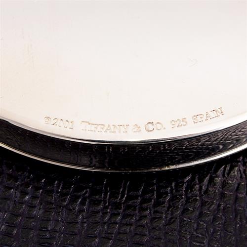 ティファニー TIFFANY コンパクトミラー 925 レディース 手鏡 スライド式 シルバー【中古】