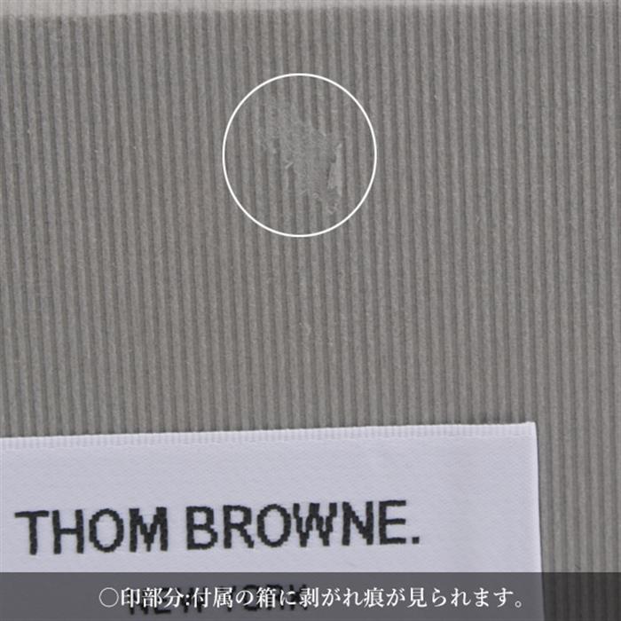トムブラウン 財布 2つ折り 札入れ コンパクト ウォレット イルカ グレー メンズ THOM BROWNE【未使用展示品】