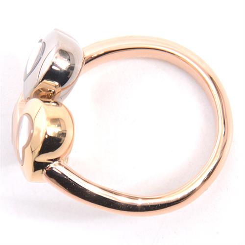 ショパール Chopard ハッピー カーブ 3Pムービングダイヤモンド 7.5号 レディース 750YG×WG×PG 3カラーゴールド【中古】