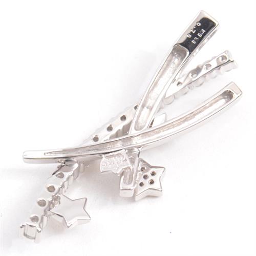 ショウヤマガタ ペンダント レディース スターモチーフ ダイヤモンド ペンダントトップ D0.76ct ホワイトゴールド Show Yamagata K18WG 中古