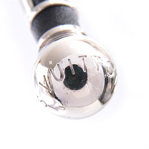 ルイヴィトン Louis Vuitton ジョンク モノグラムエクリプス バングル Lサイズ シルバー M63650【中古】