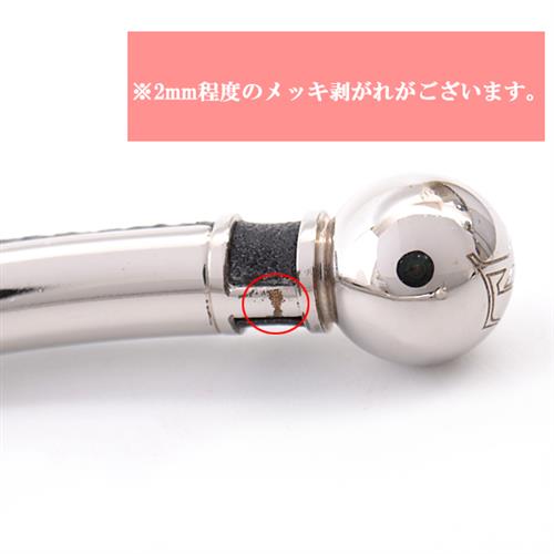 ルイヴィトン Louis Vuitton ジョンク モノグラムエクリプス バングル Lサイズ シルバー M63650【中古】