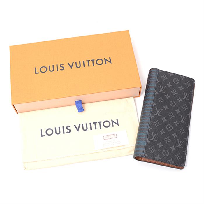 ルイヴィトン Louis Vuitton モノグラムエクリプス ポルトフォイユブラザ 二つ折り長財布 メンズ M69700 【中古】