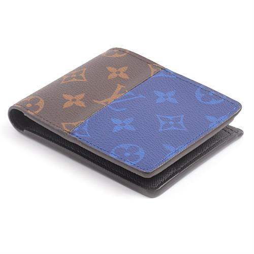 Louis Vuitton Monogram Pacific Blue Split Multiple Wallet M63023 2018