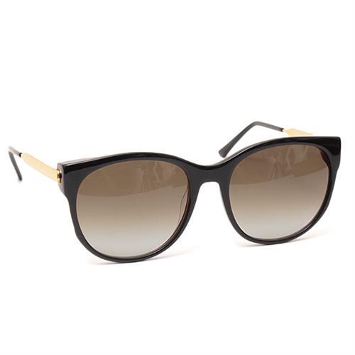 ティエリーラスリー THIERRY LASRY サングラス ブラック×ゴールド プラスチック×メタル ANOREXXXY【中古】