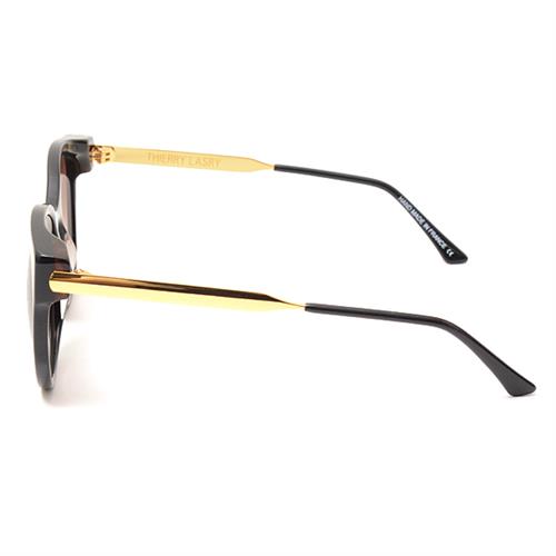 ティエリーラスリー THIERRY LASRY サングラス ブラック×ゴールド プラスチック×メタル ANOREXXXY【中古】