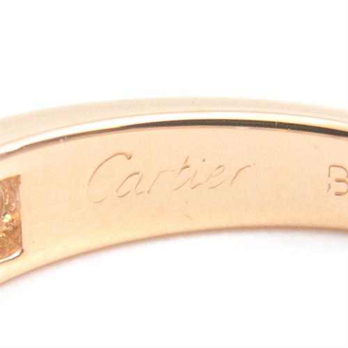 カルティエ Cartier セレナーデ 10Pダイヤモンド リング 51号 レディース 750YG イエローゴールド【中古】