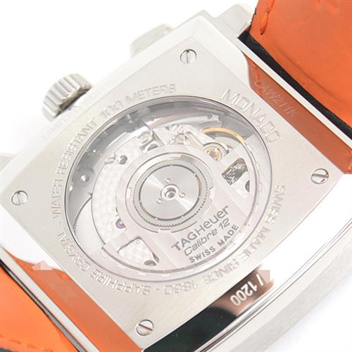 タグホイヤー 腕時計 メンズ モナコ クロノグラフ キャリバー12 自動巻き 1200本限定 SS ステンレス TAG Heuer CAW211K 中古