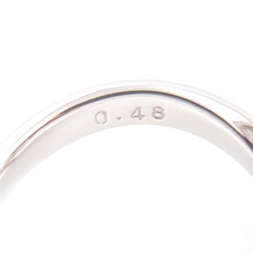 タサキ 指輪 レディース PT900 ダイヤ リング 11号 D:0.48ct プラチナ【中古】