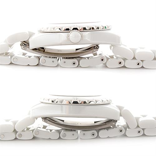 シャネル 腕時計 メンズ J12 12Pダイヤモンド 38mm 自動巻き ホワイト文字盤 セラミック CHANEL H1629 CE 中古