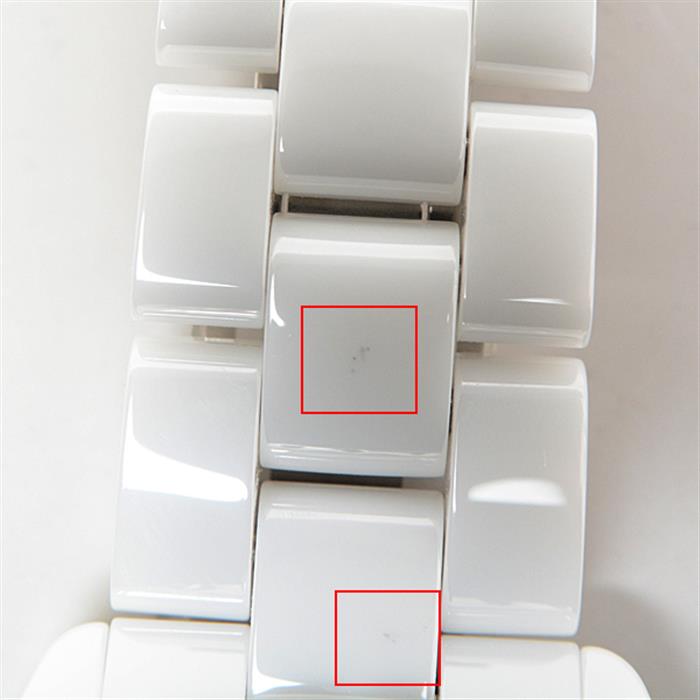 シャネル 腕時計 メンズ J12 12Pダイヤモンド 38mm 自動巻き ホワイト文字盤 セラミック CHANEL H1629 CE 中古