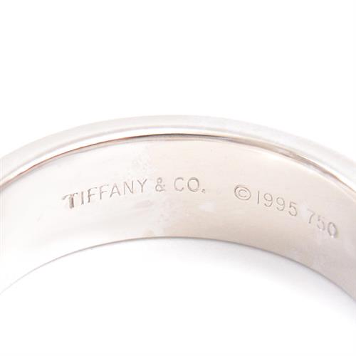 ティファニー 指輪 レディース 750WG 3Pダイヤ アトラス リング 11.5号 ホワイトゴールド TIFFANY【中古】
