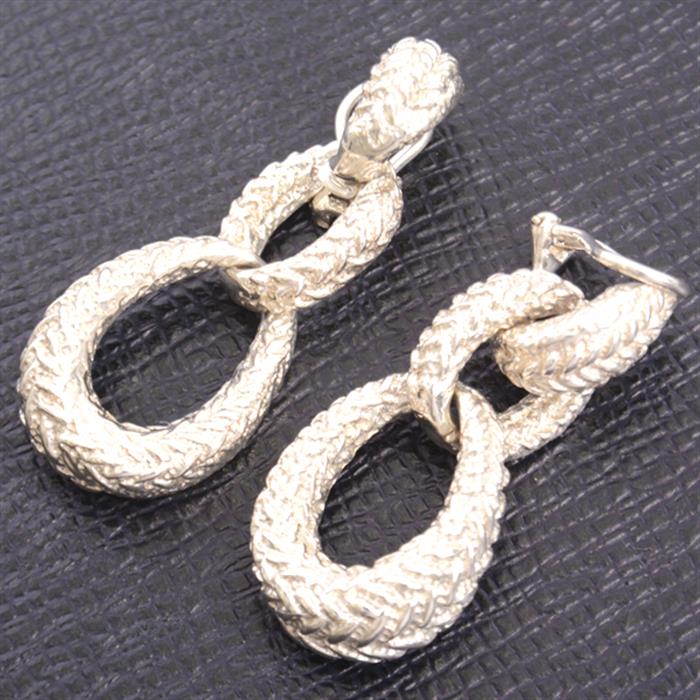 ティファニー イヤリング レディース 3モチーフ デザイン イヤリング SV925 シルバー TIFFANY【中古】