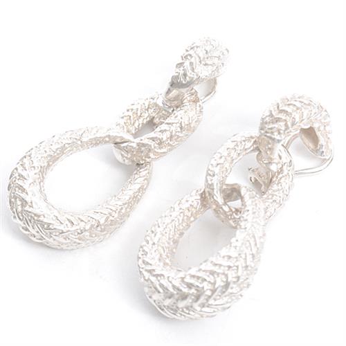 ティファニー イヤリング レディース 3モチーフ デザイン イヤリング SV925 シルバー TIFFANY【中古】