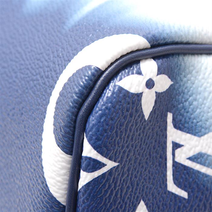 ルイヴィトン バッグ メンズ ボストン キーポルバンドリエール50 エスカル ブルー M45117 Louis Vuitton【中古】