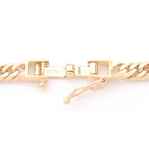 喜平 ネックレス K18 6面カット ダブル 30g 50cm 造幣局検定刻印入 メンズ レディース チェーン イエローゴールド YG 【中古】