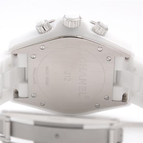 シャネル 腕時計 メンズ H2009 J12 9Pダイヤ クロノグラフ 自動巻き CE セラミック CHANEL【中古】