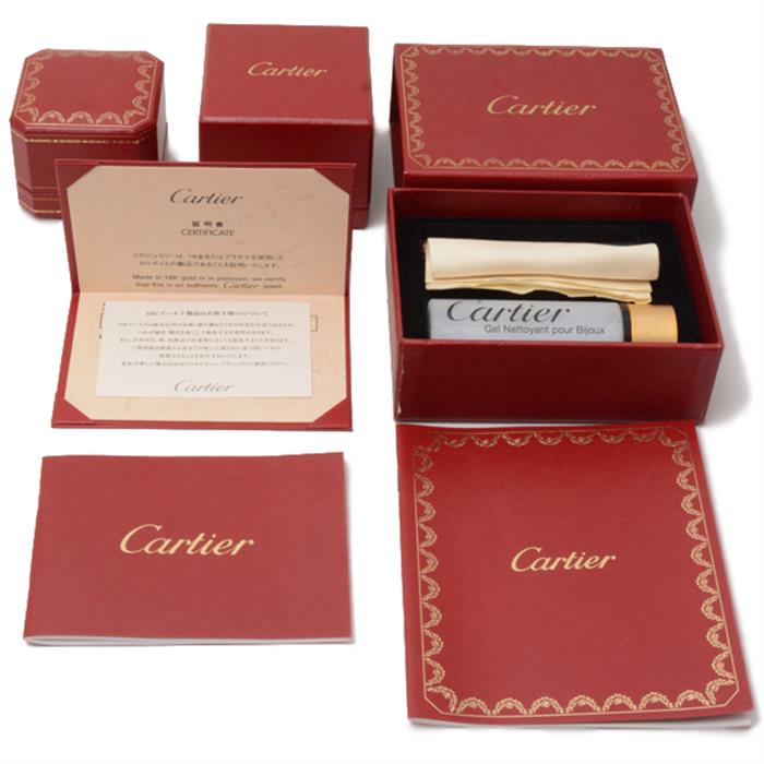 カルティエ リング メンズ C2 ホワイトゴールド 63サイズ（実寸サイズ22号）Cartier 2C 750WG 【中古】