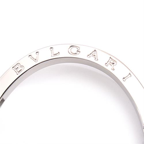 ブルガリ 時計 レディース ビー ゼロワン B-ZERO1 ロードライトガーネット ベゼル 電池式 ブルーシェル文字盤 BVLGARI BZ22S SS 中古