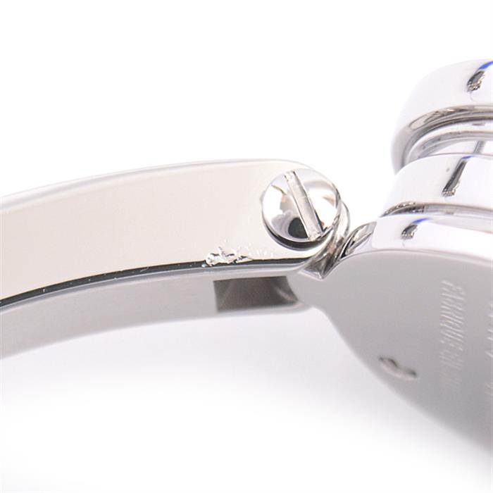 ブルガリ 時計 レディース ビー ゼロワン B-ZERO1 ロードライトガーネット ベゼル 電池式 ブルーシェル文字盤 BVLGARI BZ22S SS 中古