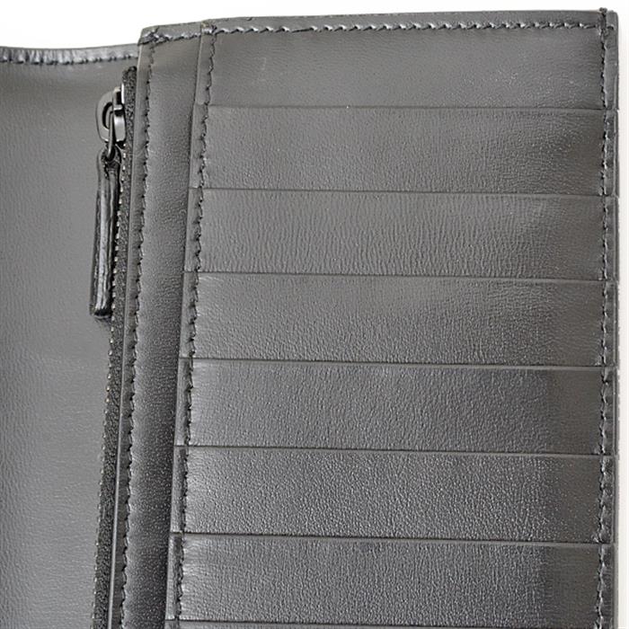 サンローラン 長財布 メンズ タイニー モノグラム ロングウォレット カーフ ブラック SAINT LAURENT 607746 中古