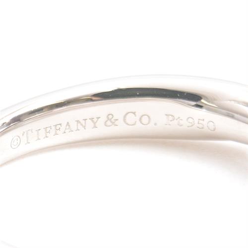 ティファニー 指輪 レディース ハーモニー 立爪 ダイヤモンド リング D0.21ct 7号 プラチナ TIFFANY PT950 中古