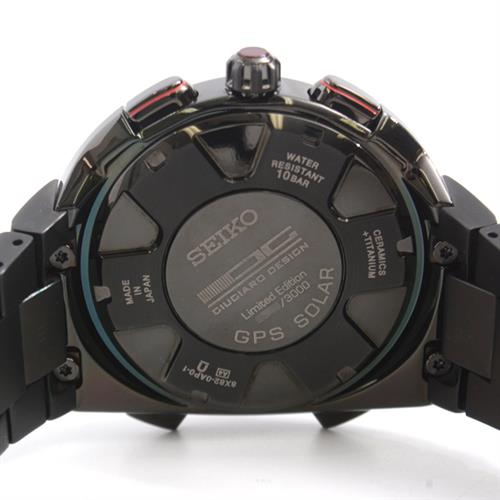 セイコー 腕時計 メンズ アストロン ジウジアーロデザイン 2017年 3000本限定 ブラック チタン SEIKO SBXB121 TI 中古