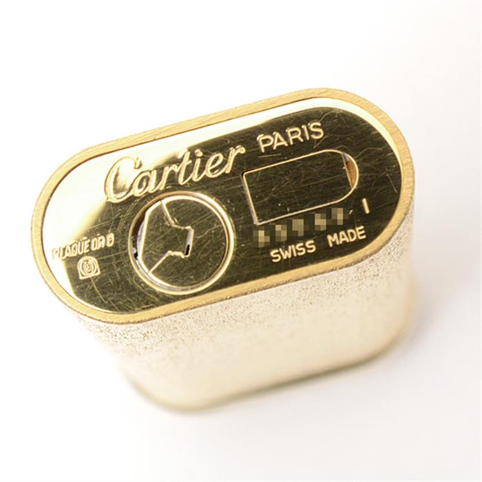 カルティエ ライター メンズ トリニティ ガスライター ゴールド Cartier【中古】