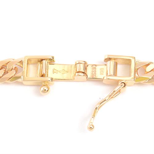 喜平 ネックレス K18 6面カット ダブル 30g 50cm 造幣局検定刻印入 メンズ レディース チェーン イエローゴールド YG 【中古】