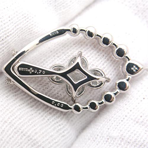サザンクロス ネックレス レディース ダイヤモンド デザイン ネックレス D0.70ct 0.50ct ホワイトゴールド Southern Cross K18WG 中古