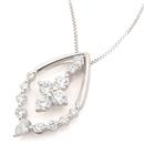 サザンクロス ネックレス レディース ダイヤモンド デザイン ネックレス D0.70ct 0.50ct ホワイトゴールド Southern Cross K18WG 中古