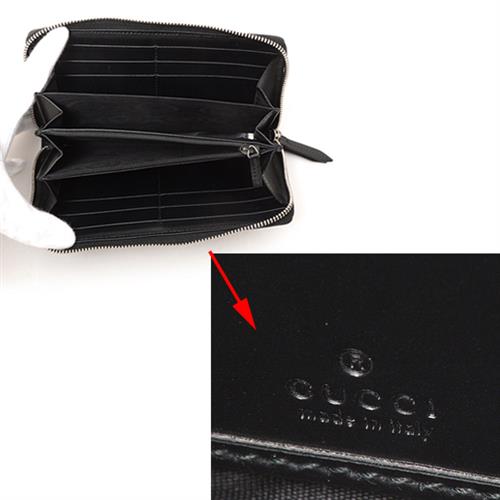 グッチ 財布 ユニセックス ラウンドファスナーウォレット 長財布 GGスプリーム タイガープリント ブラック 575135 GUCCI 【中古】