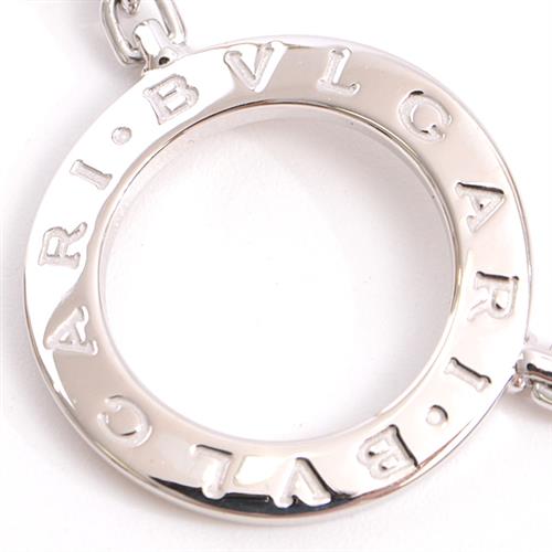 ブルガリ ネックレス レディース ブルガリブルガリ ソートワール オニキス ネックレス 750WG ホワイトゴールド BVLGARI【中古】