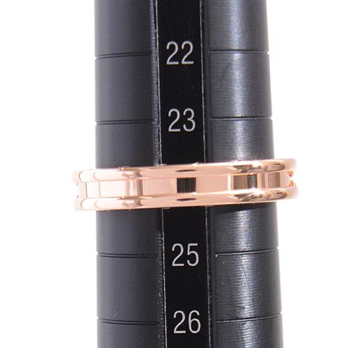 ブルガリ 指輪 メンズ 750PG ビーゼロワン B-zero1 XS 64号 実寸24号 ピンクゴールド BVLGARI【中古】